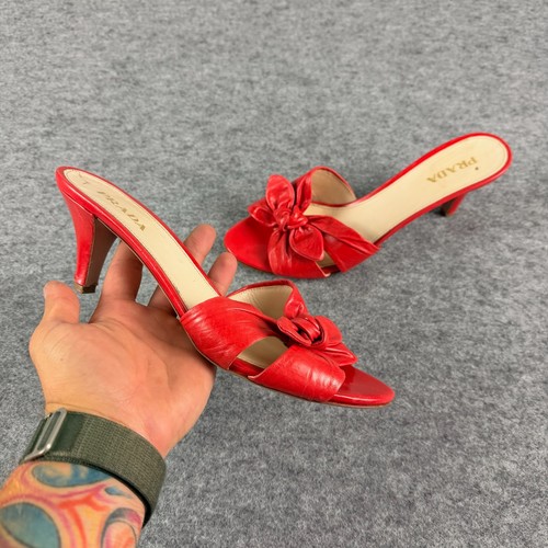 Vintage prada red leather - vintage,
