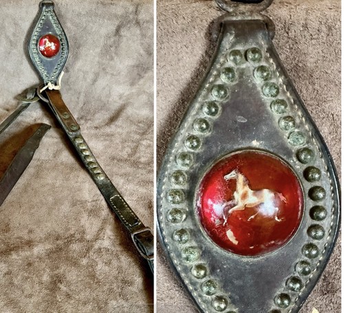 Vintage horse harness rosette - vintage,